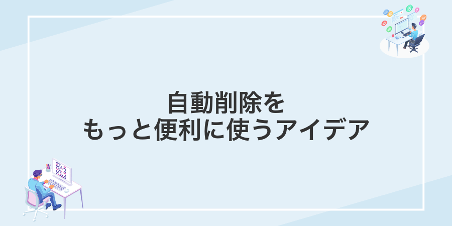 自動削除をもっと便利に使うアイデア