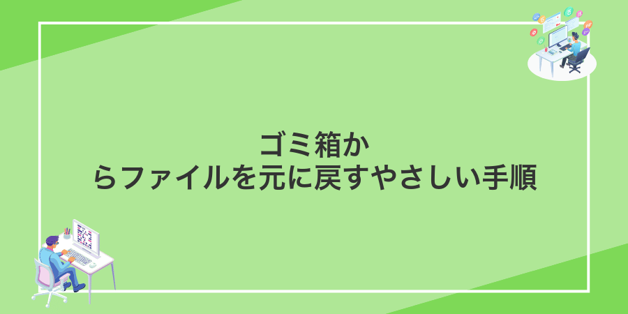 ゴミ箱からファイルを元に戻すやさしい手順
