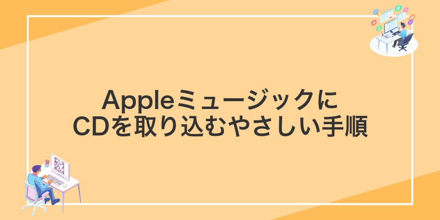 AppleミュージックにCDを取り込むやさしい手順