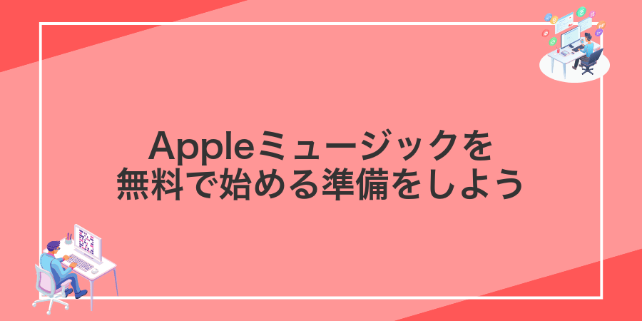 Appleミュージックを無料で始める準備をしよう
