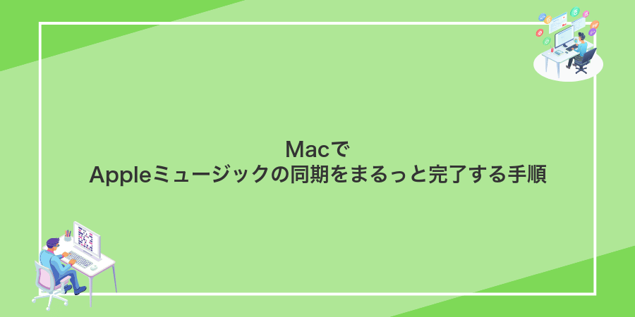 MacでAppleミュージックの同期をまるっと完了する手順