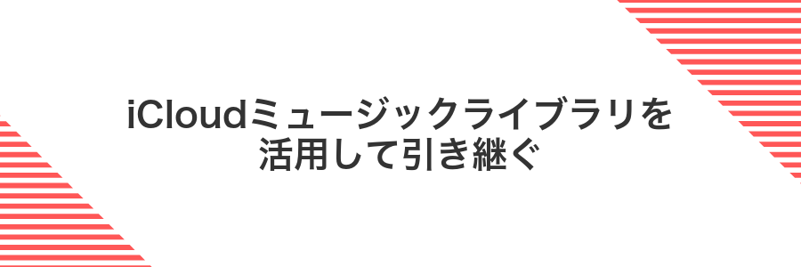 iCloudミュージックライブラリを活用して引き継ぐ