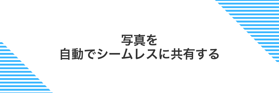 写真を自動でシームレスに共有する