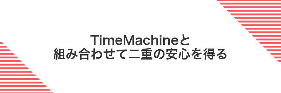TimeMachineと組み合わせて二重の安心を得る