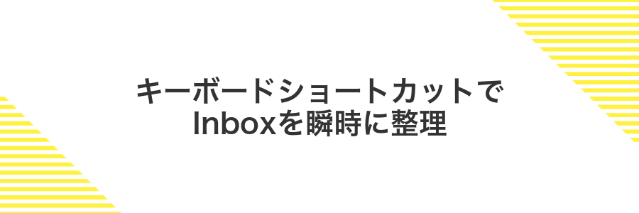 キーボードショートカットでInboxを瞬時に整理