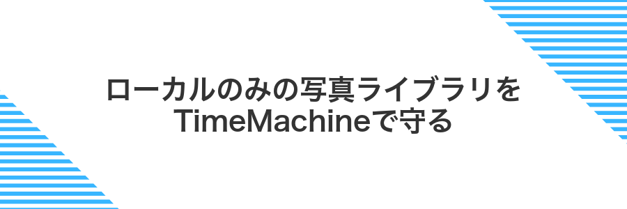 ローカルのみの写真ライブラリをTimeMachineで守る