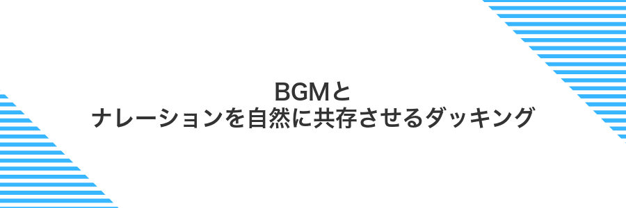 BGMとナレーションを自然に共存させるダッキング