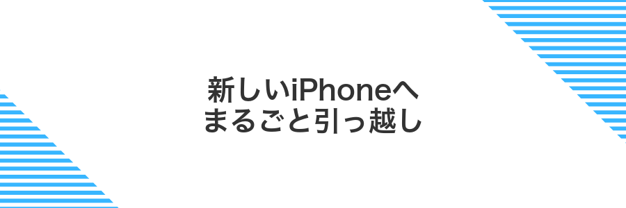 新しいiPhoneへまるごと引っ越し