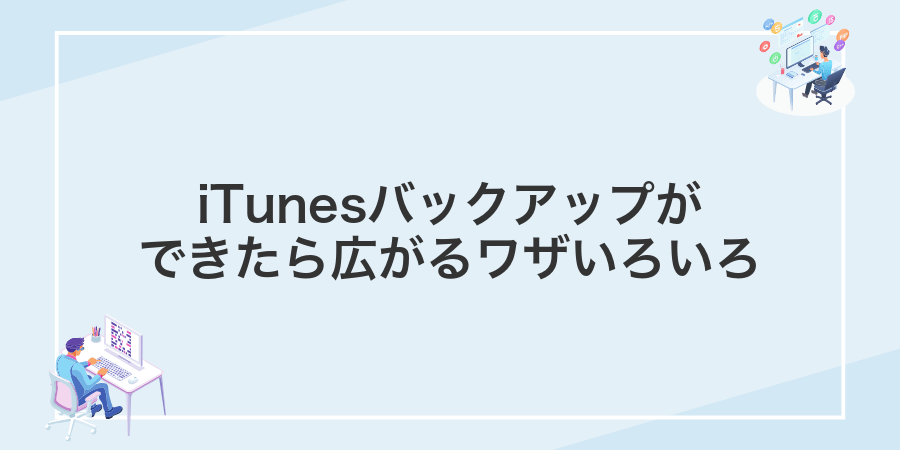 iTunesバックアップができたら広がるワザいろいろ