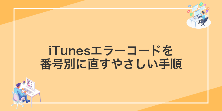 iTunesエラーコードを番号別に直すやさしい手順