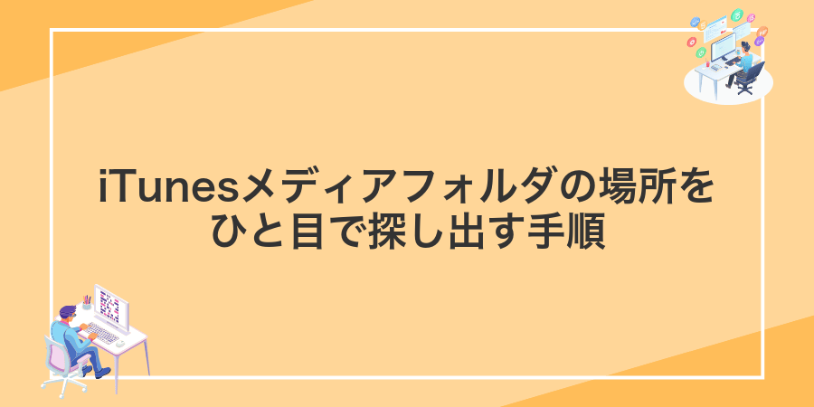 iTunesメディアフォルダの場所をひと目で探し出す手順