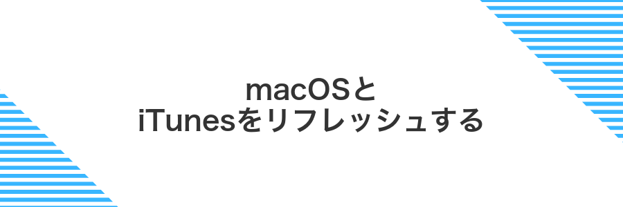 macOSとiTunesをリフレッシュする