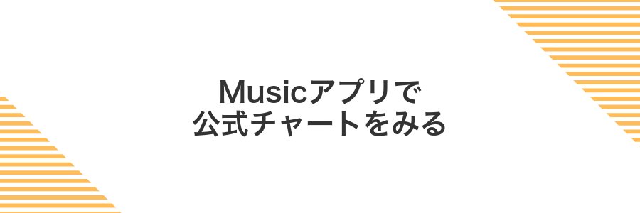 Musicアプリで公式チャートをみる