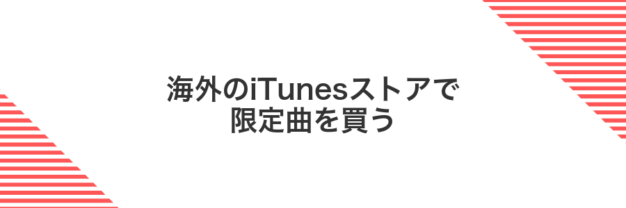 海外のiTunesストアで限定曲を買う