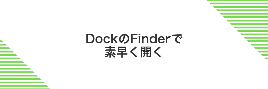 DockのFinderで素早く開く