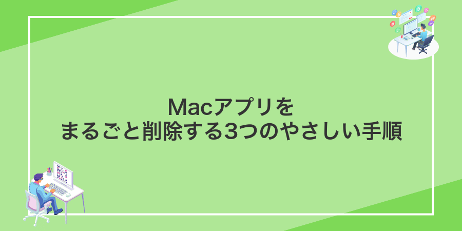 Macアプリをまるごと削除する3つのやさしい手順
