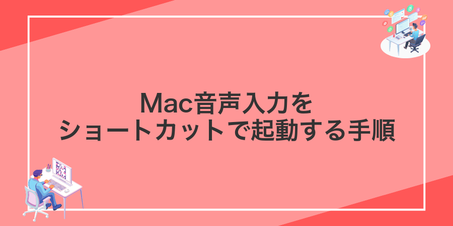 Mac音声入力をショートカットで起動する手順