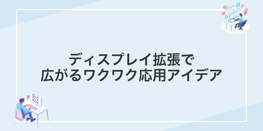 ディスプレイ拡張で広がるワクワク応用アイデア