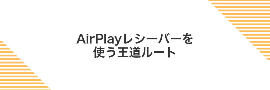 AirPlayレシーバーを使う王道ルート