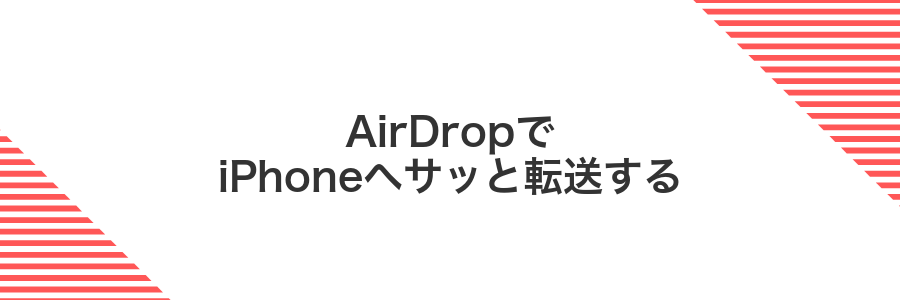 AirDropでiPhoneへサッと転送する