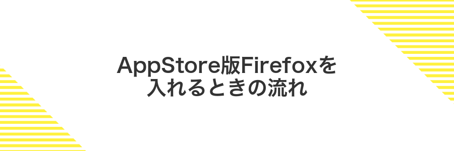 AppStore版Firefoxを入れるときの流れ