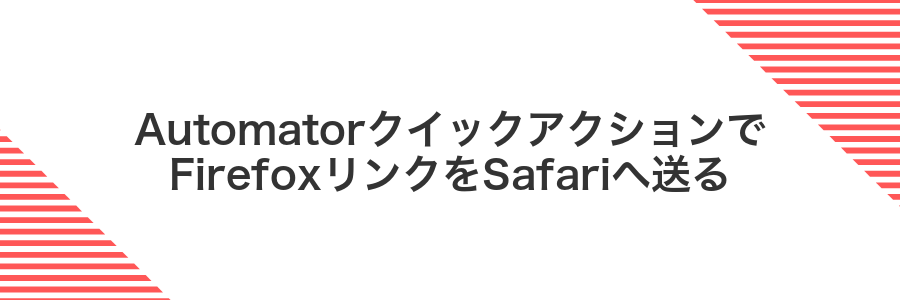 AutomatorクイックアクションでFirefoxリンクをSafariへ送る