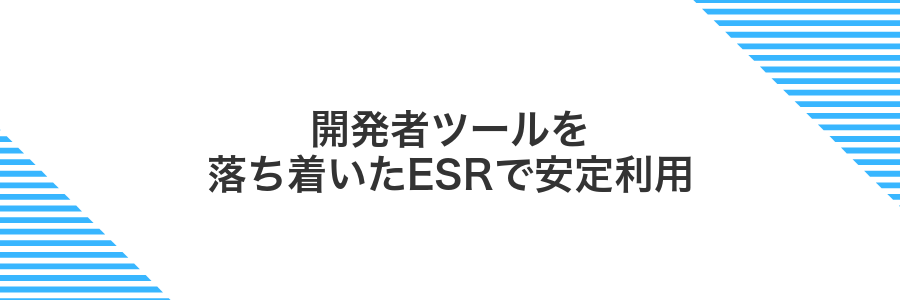 開発者ツールを落ち着いたESRで安定利用