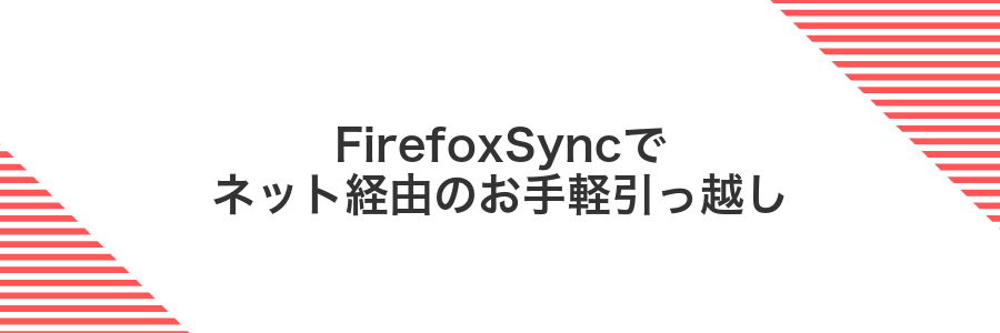 FirefoxSyncでネット経由のお手軽引っ越し