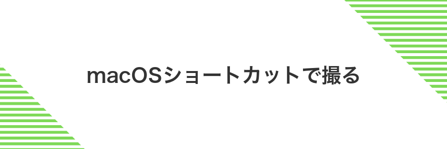macOSショートカットで撮る