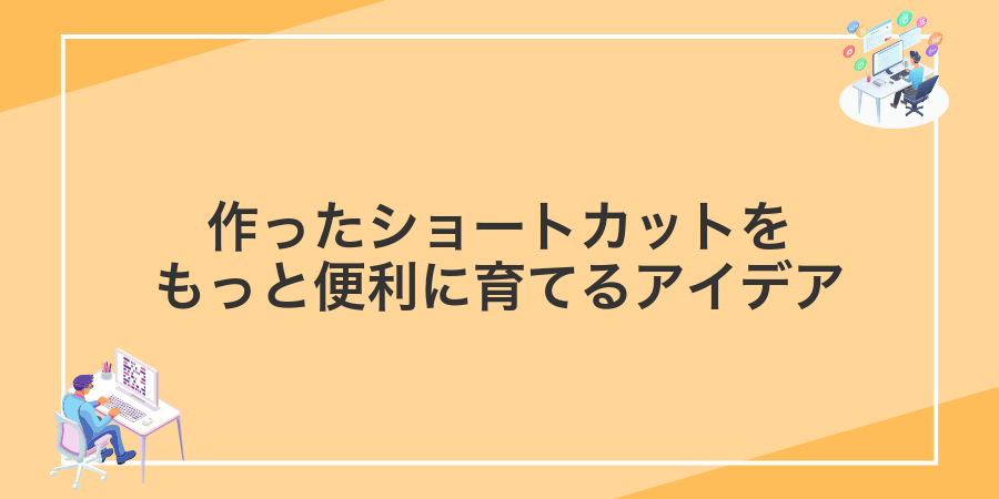 作ったショートカットをもっと便利に育てるアイデア