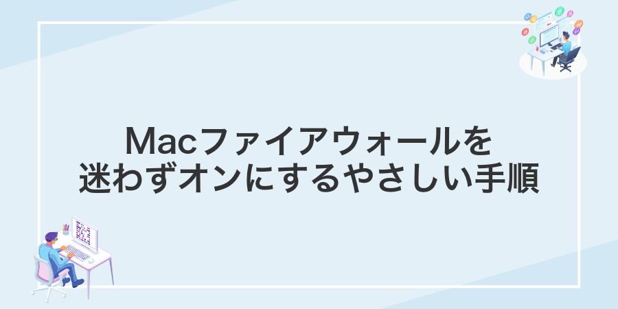 Macファイアウォールを迷わずオンにするやさしい手順