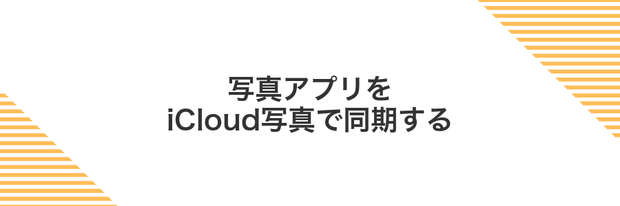 写真アプリをiCloud写真で同期する