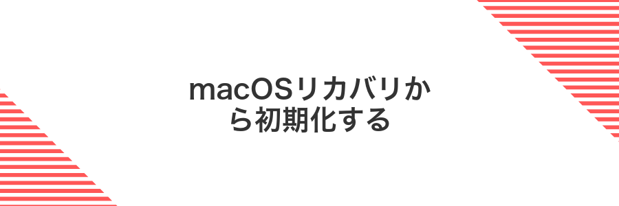 macOSリカバリから初期化する