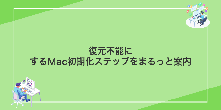 復元不能にするMac初期化ステップをまるっと案内