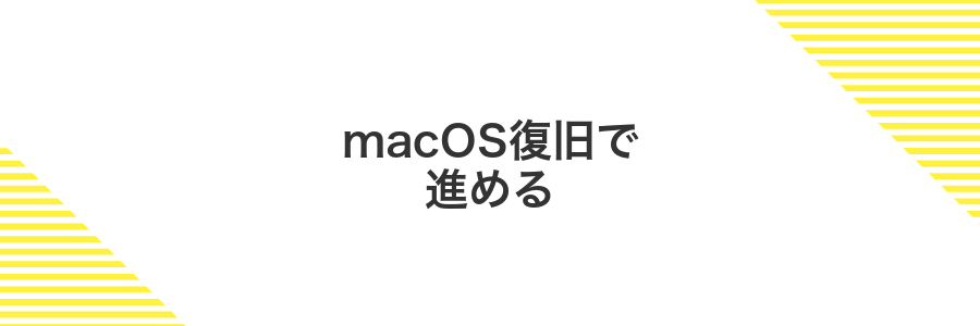macOS復旧で進める