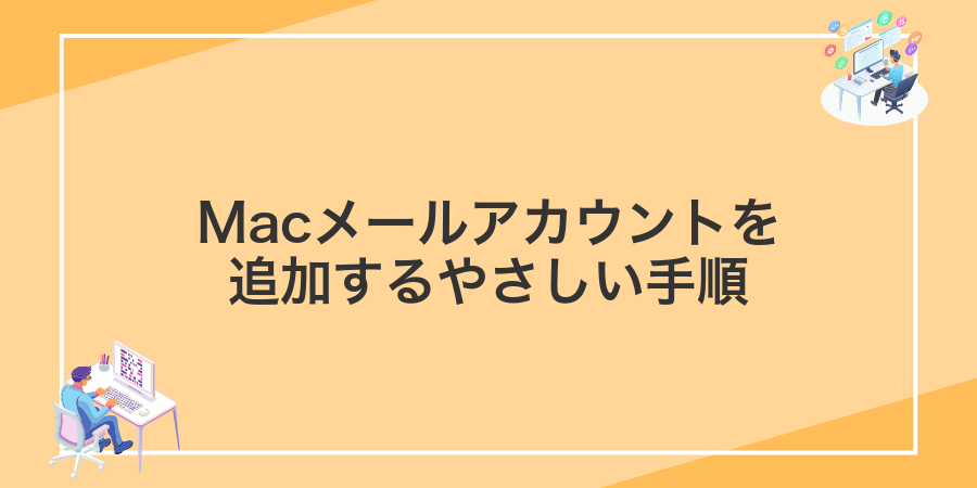 Macメールアカウントを追加するやさしい手順