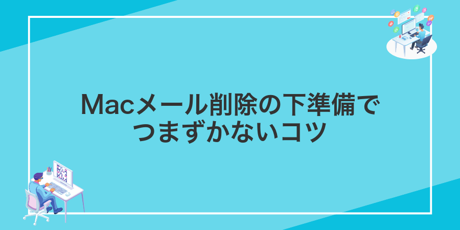 Macメール削除の下準備でつまずかないコツ