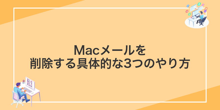 Macメールを削除する具体的な3つのやり方