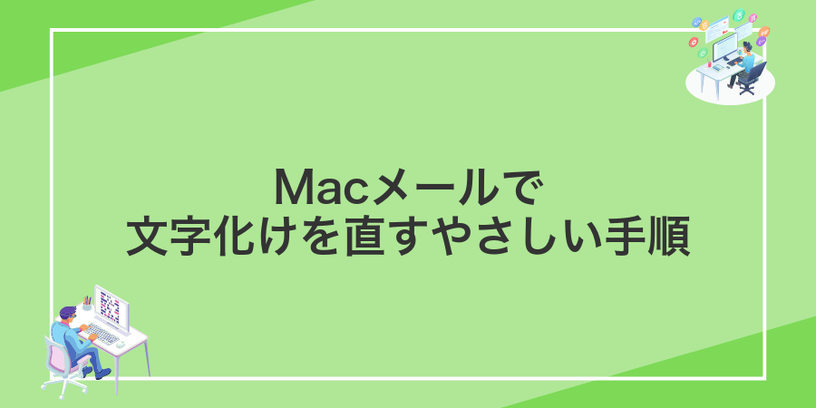 Macメールで文字化けを直すやさしい手順