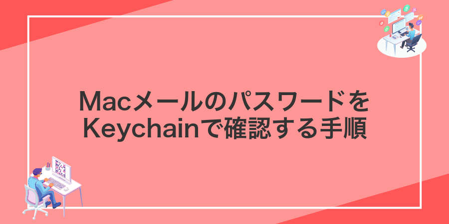 MacメールのパスワードをKeychainで確認する手順