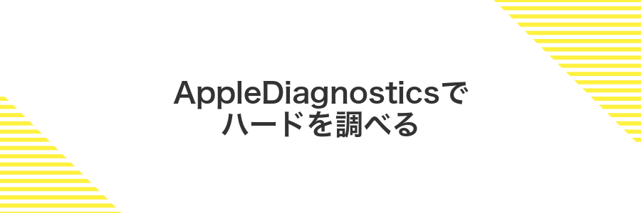 AppleDiagnosticsでハードを調べる