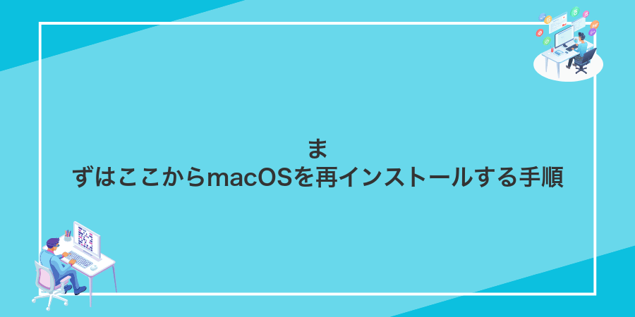 まずはここからmacOSを再インストールする手順