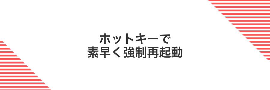 ホットキーで素早く強制再起動