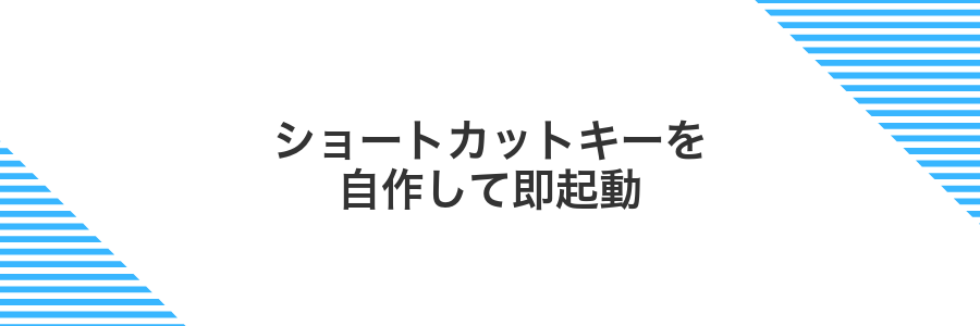 ショートカットキーを自作して即起動