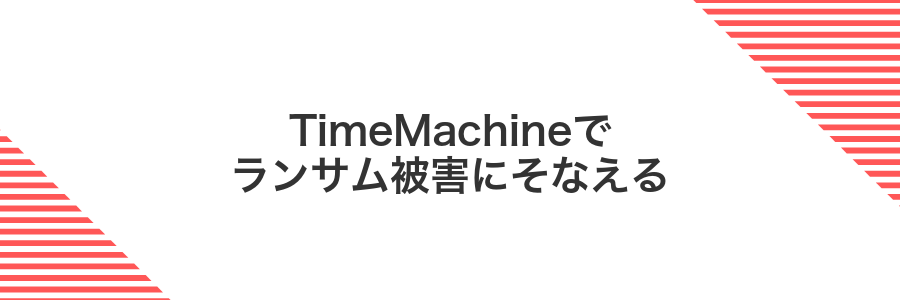 TimeMachineでランサム被害にそなえる