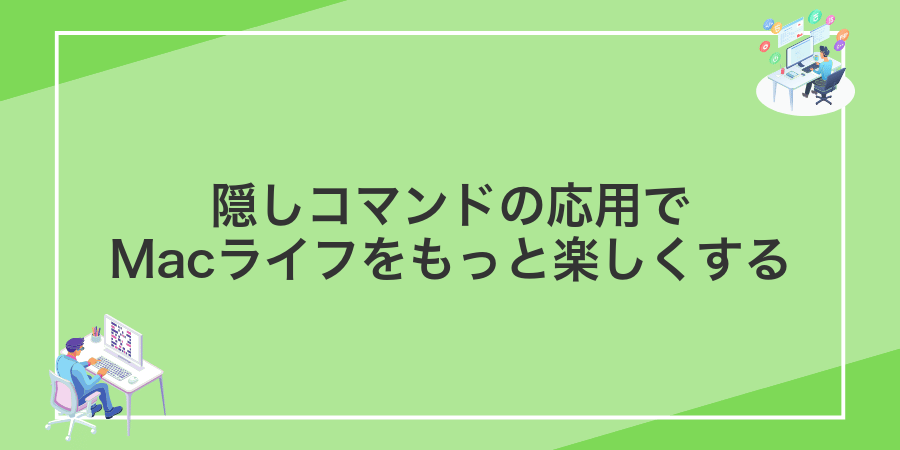 隠しコマンドの応用でMacライフをもっと楽しくする