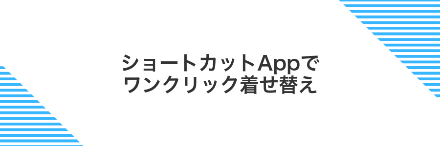 ショートカットAppでワンクリック着せ替え