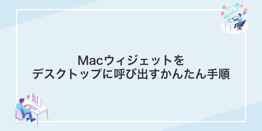 Macウィジェットをデスクトップに呼び出すかんたん手順