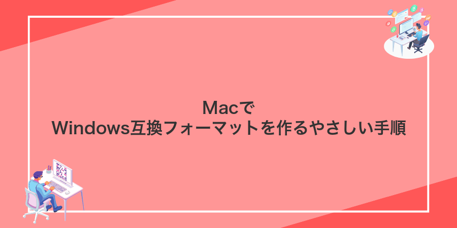 MacでWindows互換フォーマットを作るやさしい手順