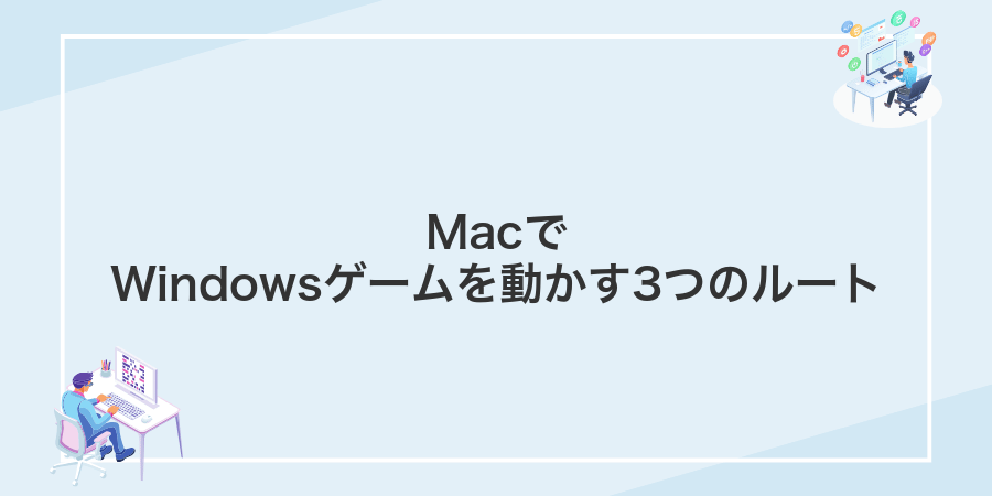 MacでWindowsゲームを動かす3つのルート